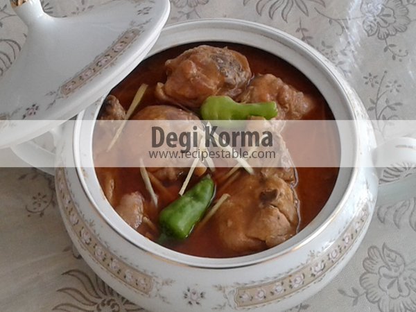 Degi Korma Recipe