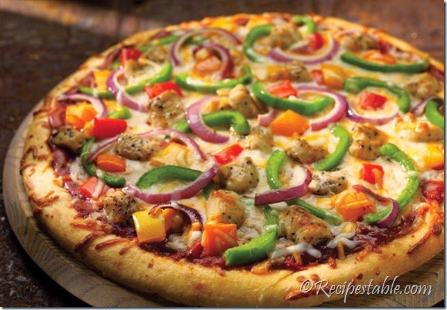 Chicken Fajita Pizza Recipe by Rida Aftab