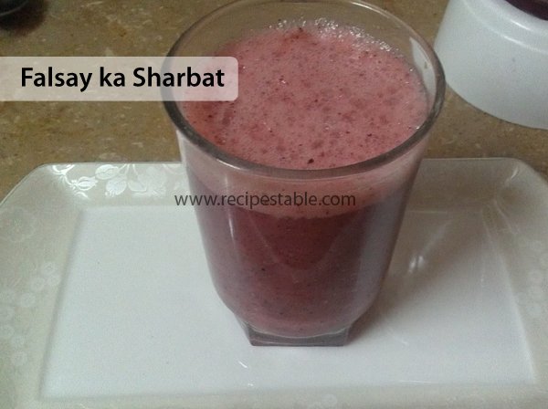 Falsay ka Sharbat Recipe