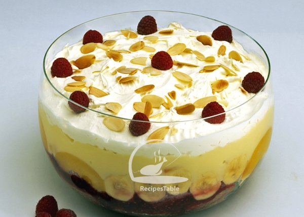 Ice Cream Fruit Custard recipe by Rida Aftab