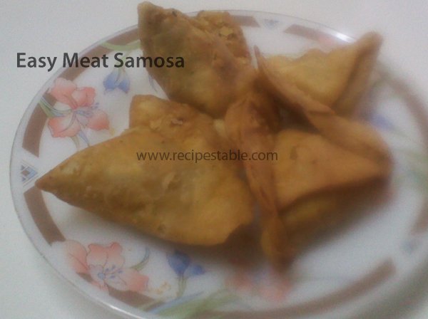 Easy Meat Samosa Recipe