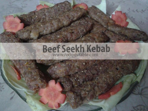 Beef Seekh Kebab Recipe