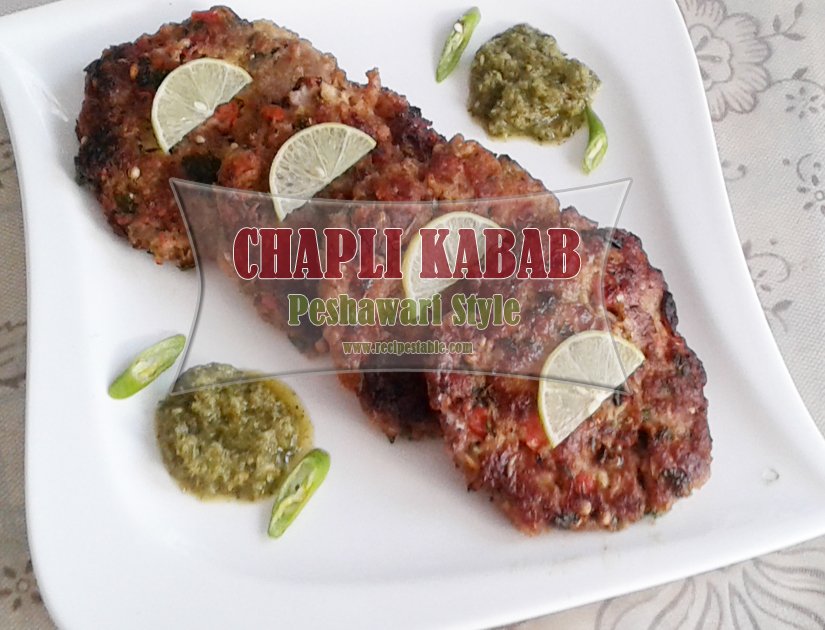Authentic Peshawari Style Chapli Kabab
