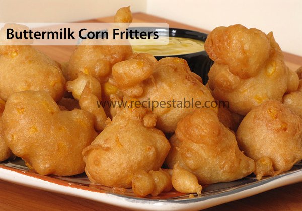 Buttermilk Corn Fritters Recipe
