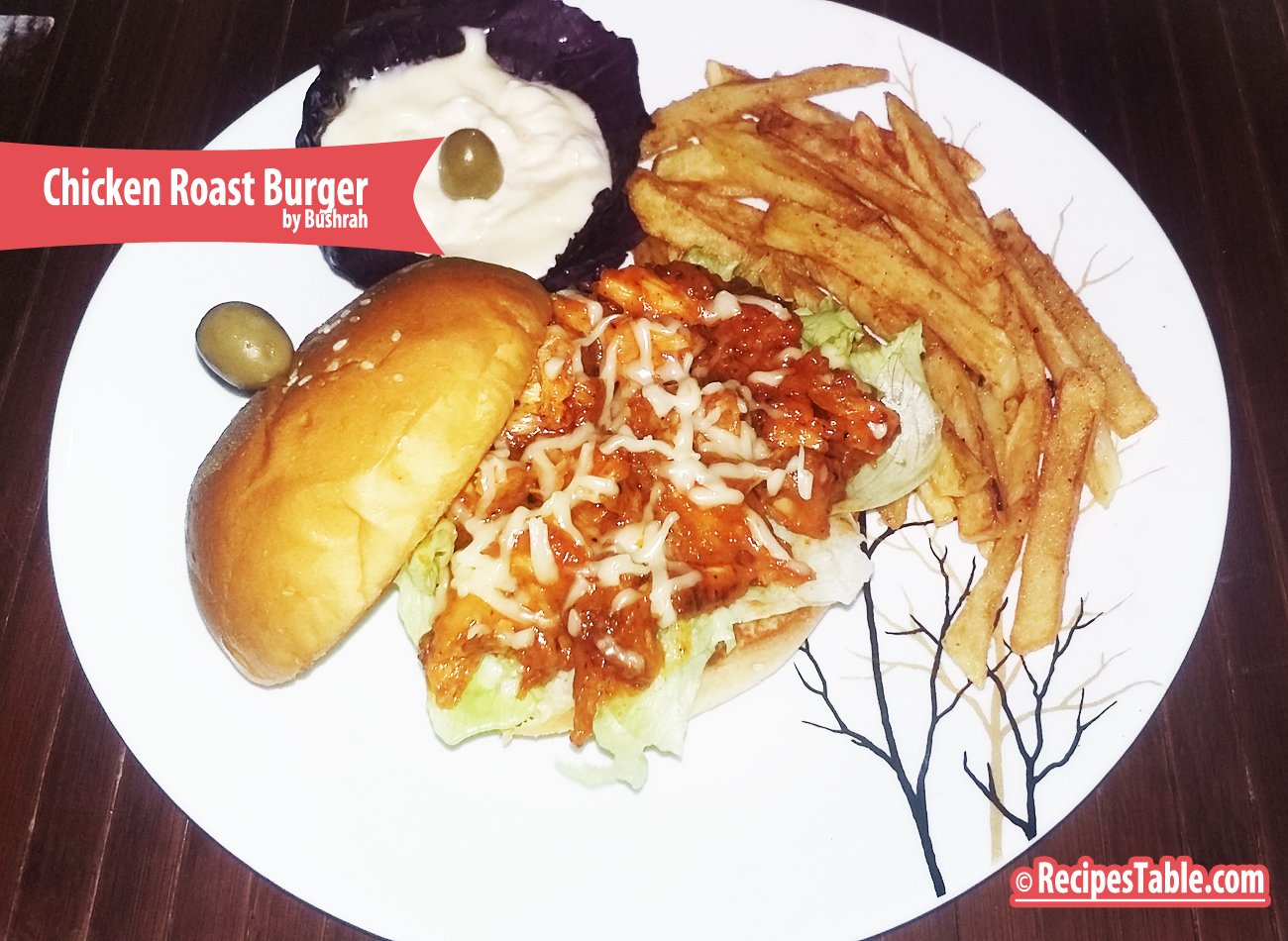 Chicken Roast Burger recipe