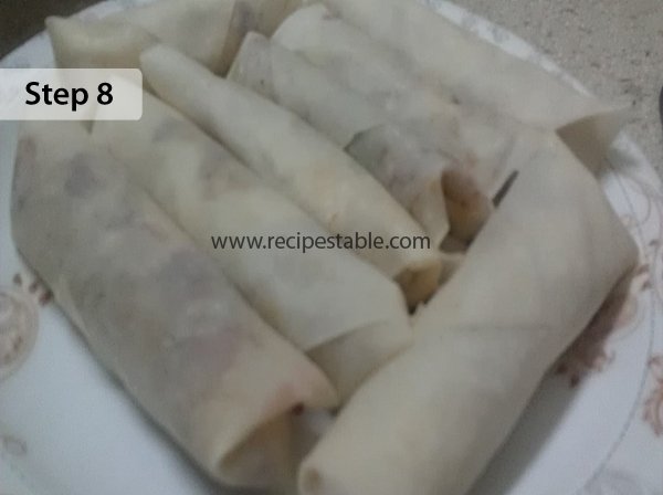 Vegetable Spring Rolls recipe