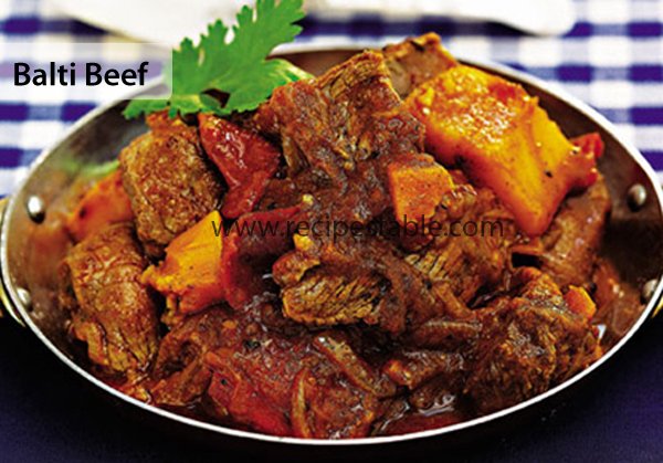 Balti Beef Recipe