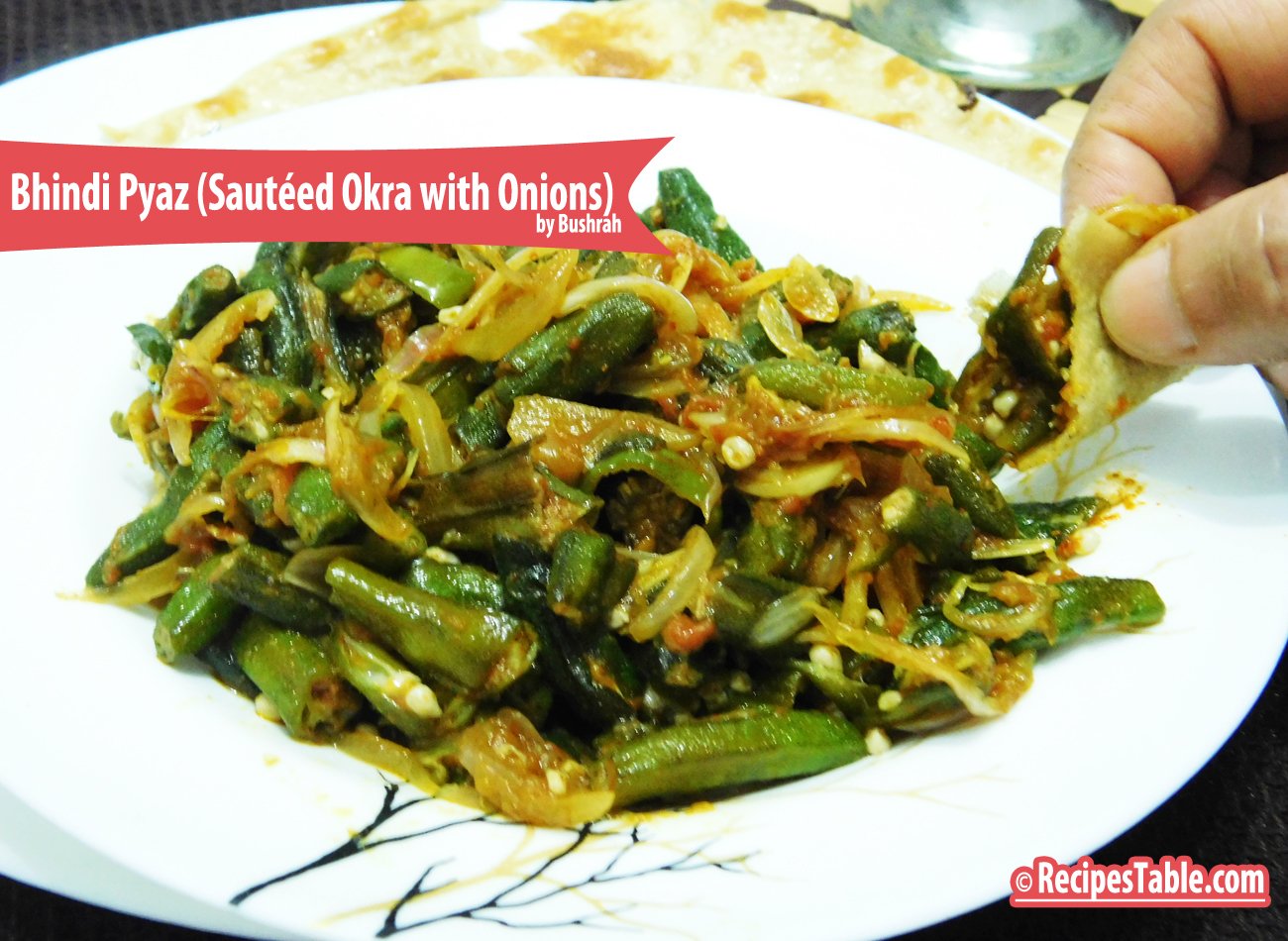 Bhindi Pyaz (Sautéed Okra with Onions)