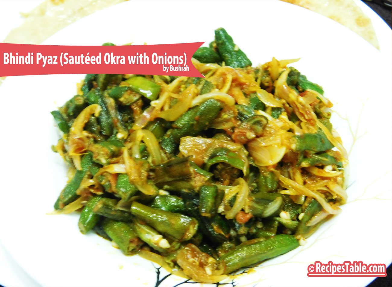 Bhindi Pyaz (Sautéed Okra with Onions)