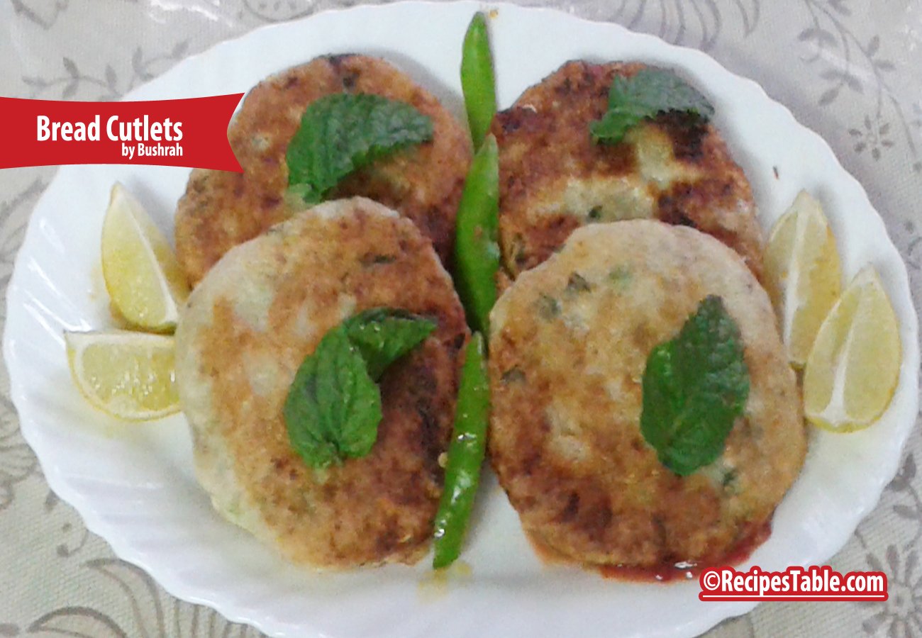 Bread Cutlets Recipe