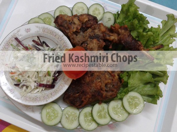 Fried Kashmiri Chops Recipe
