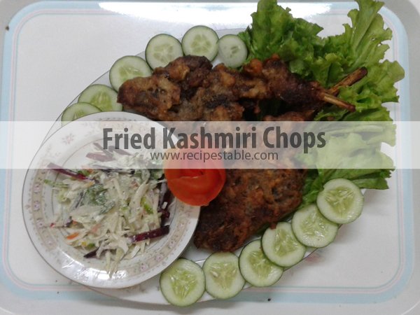 Fried Kashmiri Chops Recipe