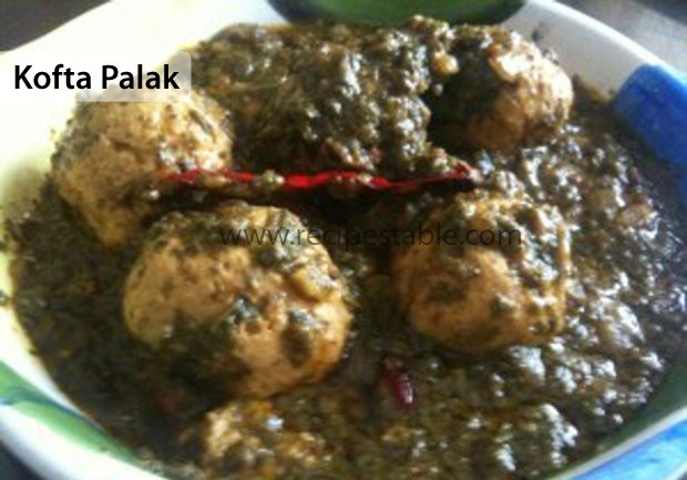 Kofta Palak Recipe