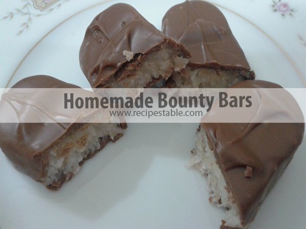 Homemade Bounty Bars Recipe