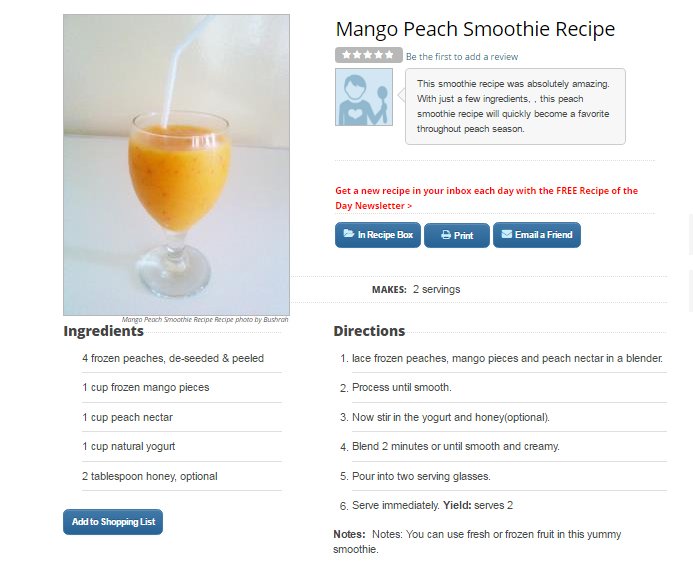 My recipe featured on tasteofhome.com