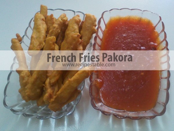 French Fries Pakora Recipe