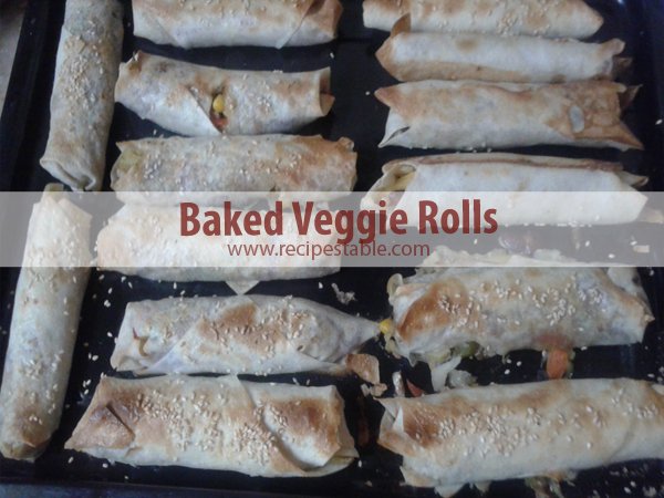 Baked Veggie Rolls Recipe