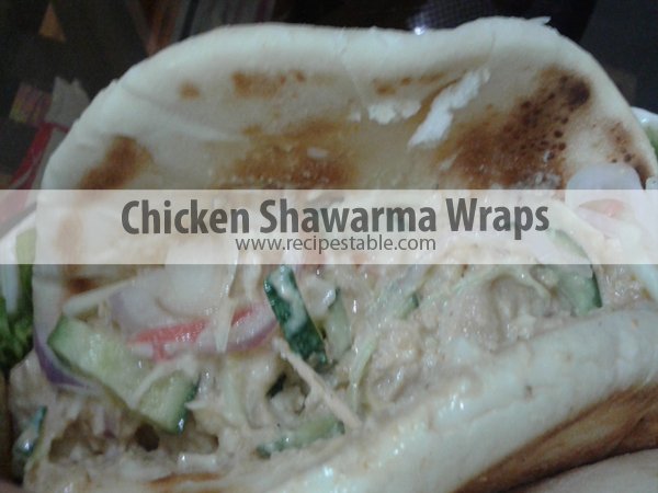 Chicken Shawarma Wraps Recipe 