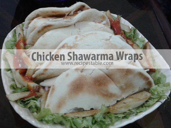 Chicken Shawarma Wraps Recipe 