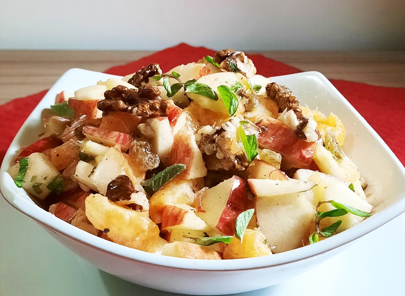 Feel-Good Apple and Orange Salad Recipe