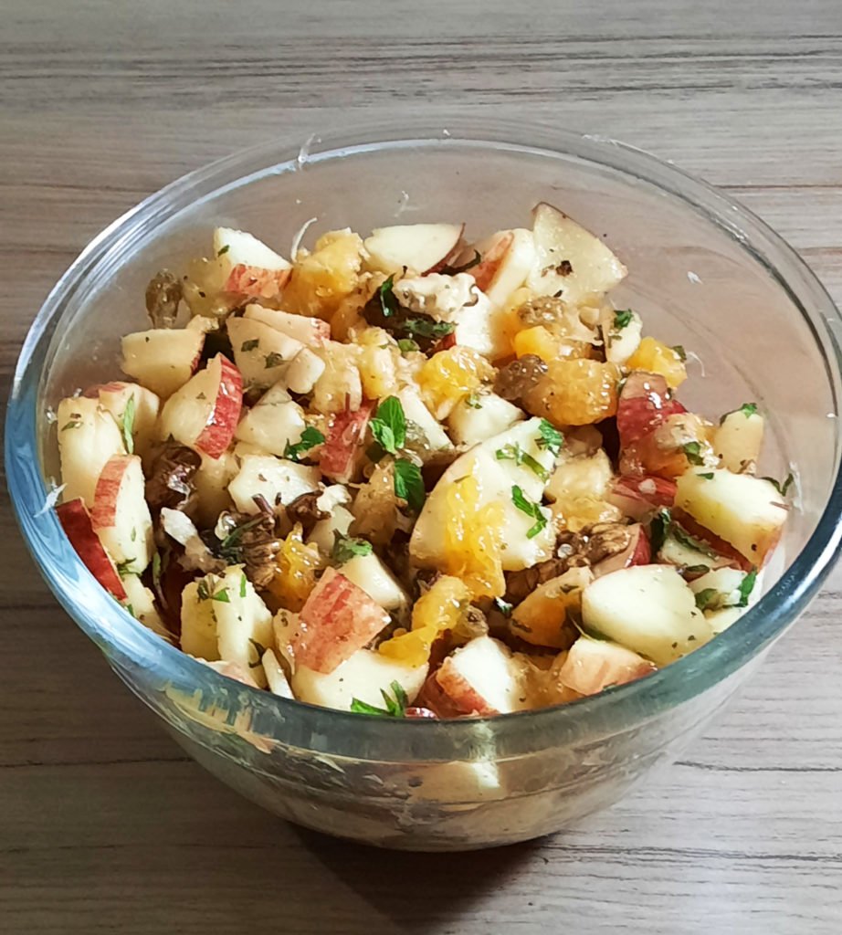 Feel-Good Apple and Orange Salad Recipe