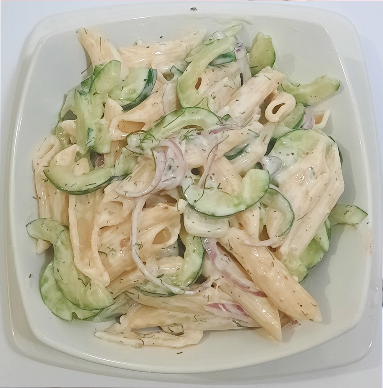 Creamy Cucumber Pasta Salad Recipe